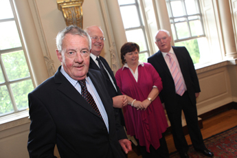 PDs hand over archive to University College Dublin 2009 - Saying farewell, the four founders of the PDs