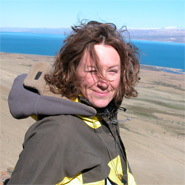Dr Jenny McElwain, in East Greenland