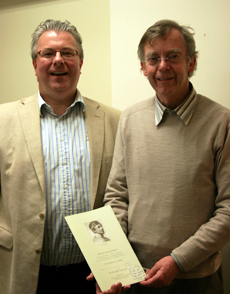 Dr Padraic Conway, Director of the UCD International Centre for Newman Studies and UCD Vice-President for University Relations with Professor John Langford at University of Melbourne