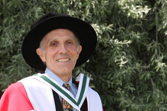 Philosopher, Thomas McCarthy after receiving his honorary degree from UCD