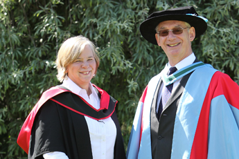 Pioneering scientist, Raymond Dwek, pictured with Prof 