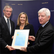 Pictured far right (l-r): Entrepreneur, Dr Chris Horn, Dr Emmeline Hill and businessman Alfie Kane.