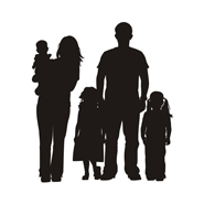 Family structure in Ireland moving beyond the traditional model, study shows - Picture of Family silhouette