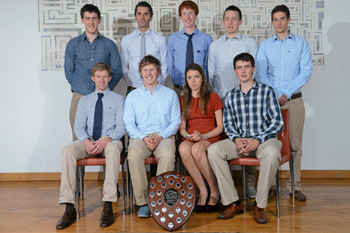 The University College Dublin Men's Novice Rowing team