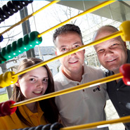 Pictured at NovaUCD at the start of the BT Young Scientist Business Bootcamp 2012 are Saoirse Nash, St Mary's College, Derry, Shay Walsh, MD, Business, BT Ireland and Professor Peter Clinch, UCD Vice-President for Innovation.