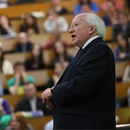 President Michael D Higgins honoured by UCD Law Society