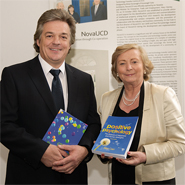 UCD Prof Alan Carr and Minister for Children and Youth Affairs, Frances Fitzgerald TD - Minister launches two new textbook resources for clinical psychology