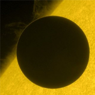 Transit of Venus: View from Ireland obscured by clouds - Image credit: JAXA/NASA/Lockheed Martin 