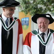 UCD Bloomsday celebrates film with honorary degrees for Daniel Day Lewis, Brenda Fricker and UCD graduate, Jim Sheridan - Daniel Day-Lewis and Jim Sheridan