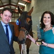 Pictured far right: Minister of State for Research & Innovation, Sean Sherlock TD presenting the Enterprise Ireland 'One to Watch' 2012 Award to University College Dublin's Dr Barbara Murphy. (Photo: Gary O' Neill)