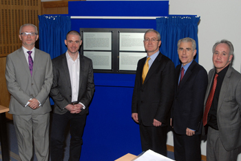 Pictured at the UCD hosted event to mark the digitisation of INMO Journal were (L-R): Dr Martin McNamara, Dean of Nursing, UCD; Mark Loughrey, PhD Candidate, UCD; Dr Hugh Brady, President of UCD; and Mr. Liam Doran, General Secretary INMO, Prof Gerard Fealy, UCD School of Nursing Midwifery and Health Systems
