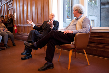 Irish architect, Kevin Roche in conversation with Shane O'Toole at UCD