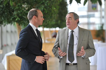 Mr Simon Coveney TD, Minister for Agriculture, Food and the Marine and Prof Mike Gibney, UCD Institute of Food and Health