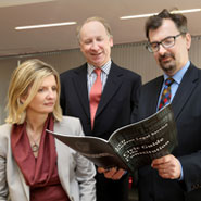 Professor Andy Prothero, UCD Smurfit Graduate Business School; Mr John Cronin, McCann FitzGerald Chairman, & Professor Colin Scott, Dean of Law at UCD