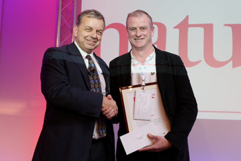  Dr Philip Campbell, Editor-in-Chief, Nature and Nature Publishing Group (left) with UCD Professor Cormac Taylor