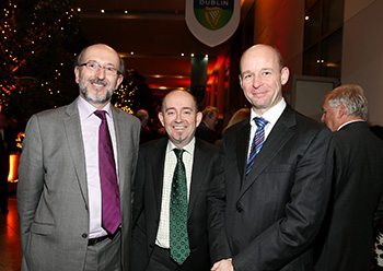 Pictured (l-r): Prof Brian McGrath, President, Dublin City University; Mr Ned Costello, Chief Executive, Irish Universities Association; and Prof Philip Nolan, President of Maynooth University