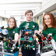 Engineering and sport collide in raucous RoboRugby pitch battle