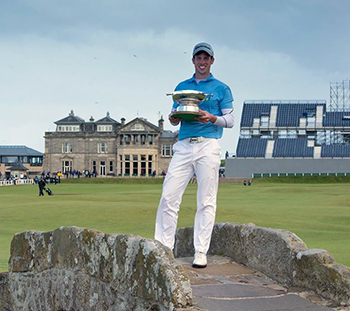 Winner of the Boyd Quaich tournament Alex Gleeson