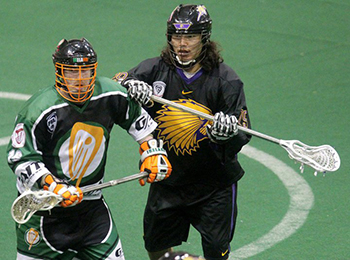 Michael Kennedy playing for Ireland in the 2011 World Indoor Championships