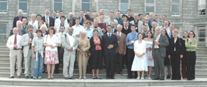 Group photograph of delegates who attended the symposium dinner.