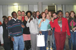 Postgraduate students in the School of Politics and International Relations at the Postgraduate Student Christmas Party