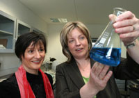 Pictured are Dr. Dolores O'Riordan with Minister for Agriculture and Food, Mary Coughlan