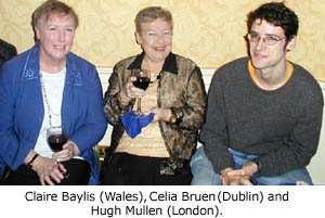 Clare Bayliss, Celia Bruen and Hugh Mullen.