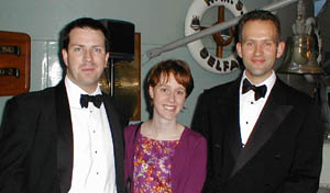 Alex McKnight; Victoria Bruce, UCD Development Office; Barry Wyse
