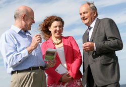 Professor Frank Convery, UCD Urban Institute and Director of Urban Environment Project; Sheila Convery, Urban Environment Project Manager; Larry Stapleton, Director EPA