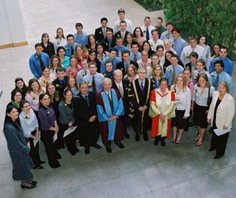 Pictured in the Quinn School Entrance Hall.