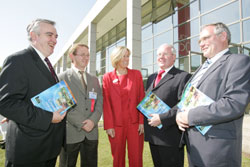 Prof Pat Gibbons, Dr Frank O�Mara, Ms Nicola McGraine, Mr Brendan Smith T.D. and Mr Jim Flanagan.