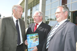 Professor Maurice Boland, Mr Brendan Smith T.D., Mr Jim Flanagan, Director Teagasc.