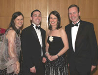 Delhi Ball May 2005 - Barbara Quinlan, Owen Fallon, Aoife Fitzgerald and Tony Coote (Chairman UCDVO)