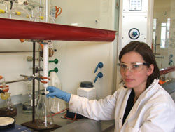 Ms Therese Brennan, a PhD student with Professor Pat Guiry