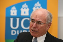 Australian Prime Minister John Howard at UCD