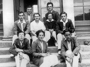 Relaxing at Earlsfort Terrace in the 1930s