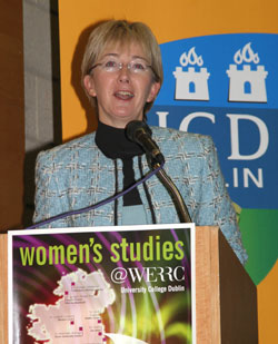 Mary Hanafin TD addressing the Graduation Ceremony in UCD