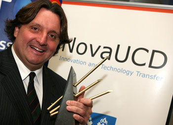 The founder of FitFone, Dr Conor O'Brien winner of the 11th NovaUCD Campus Company Development Programme (CCDP)
