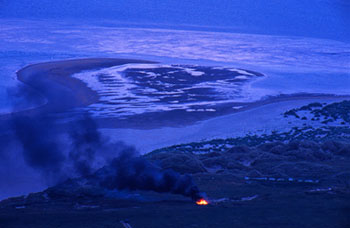 On the evening of June 23rd, St John's Eve (or Bonfire Night) is celebrated in many parts of Ireland with the lighting of bonfires. One custom associated with this day was to take burning embers from the bonfire and spread them on a potato crop for a good yield that year. 