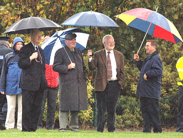 Mr. Michael McDowell TD, Councillor Dick Dowling, Prof Moore McDowell and Prof Rodney Thom.