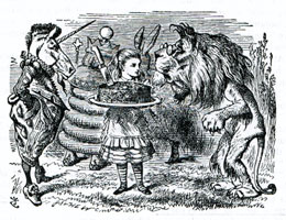 'The Lion and the Unicorn' by Sir John Tenniel, from Through the Looking-Glass