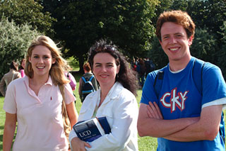 Pictured outside O'Reilly Hall.