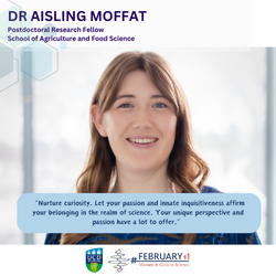 Image of woman smiling for International Day of Women and Girls in Science