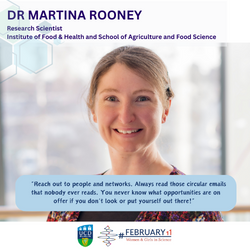 Image of woman smiling for International Day of Women and Girls in Science