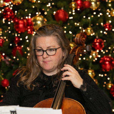Cellist at the UCD Physiotherapy 70th anniversary celebration