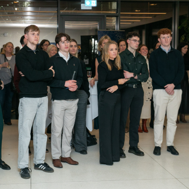 Group of people at the UCD Physiotherapy 70th anniversary celebration