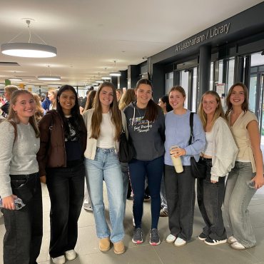 Group of students at UCD Orientation 2025