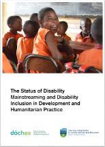 Cover of report on Disability Inclusion & Development 