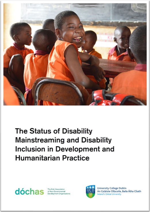 Cover of report on Disability Inclusion & Development 