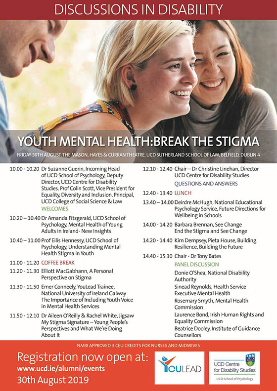Discussions in Disability 2019 UCD School of Psychology